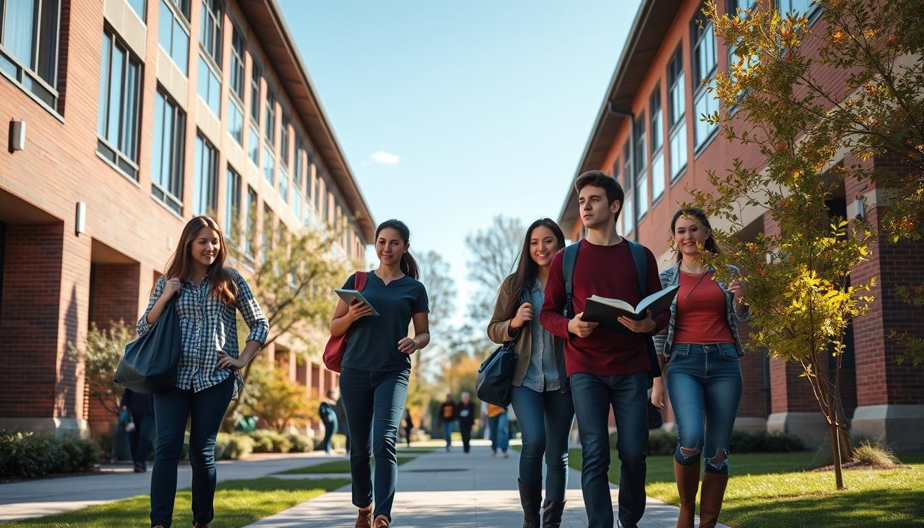 University campus and academic environment in Paris